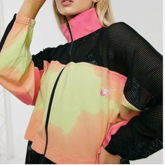 Nike Jackets & Blazers - Nike Pink and Black Bomber Jacket